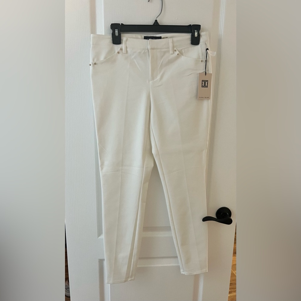 Ivory Pants with beautiful gold detail